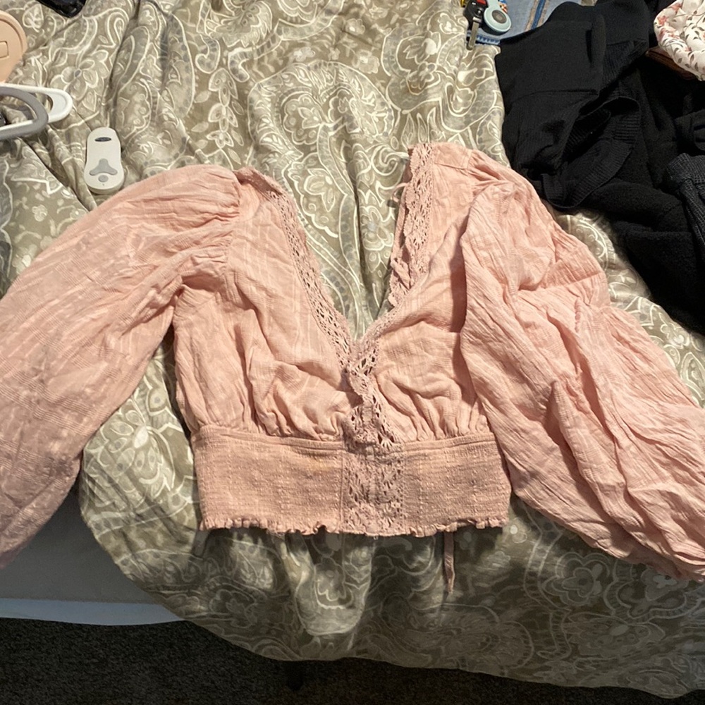 Pink Crop Top